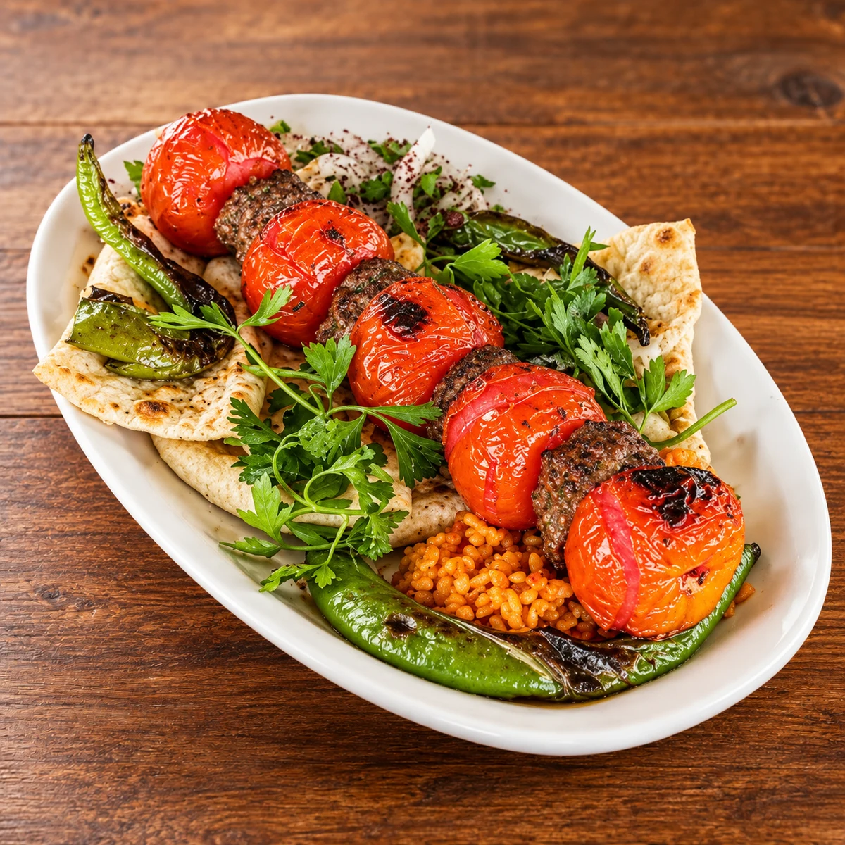 Domatesli Kebap